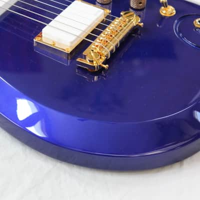 2017 Schecter Cloud Guitar Prince Signature Super Rare Limited Edition Guitar Blue (Metallic Purple) image 4