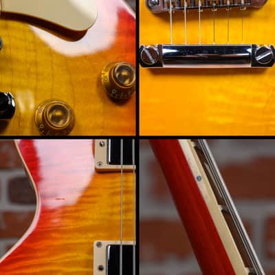 Heritage Standard H-150 Curly Maple Top Vintage Cherry Sunburst 2021 w/OHSC image 16