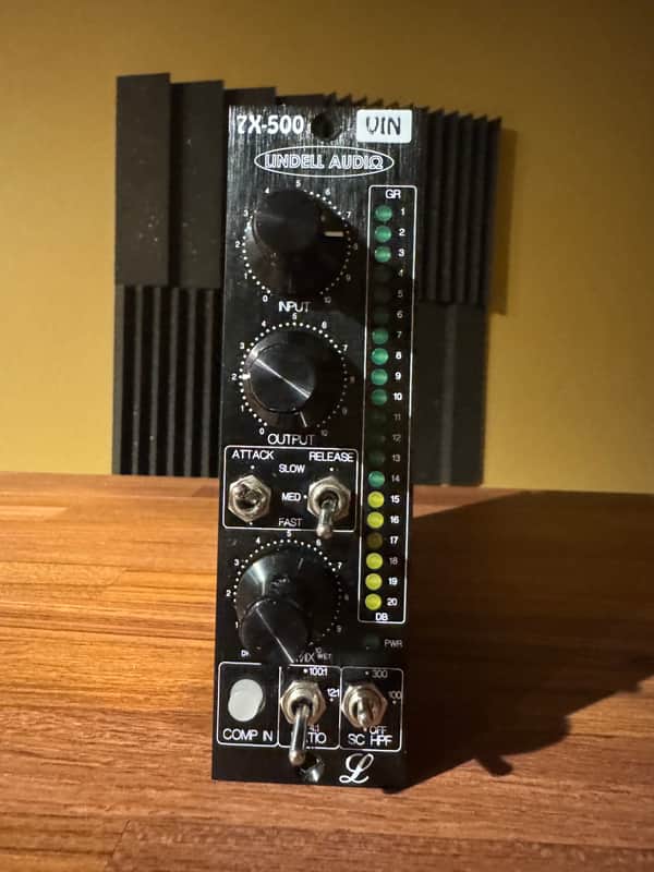 Lindell Audio 7X500VIN Vintage Series 500 Series Compressor Module 2022 - Present - Black image 1