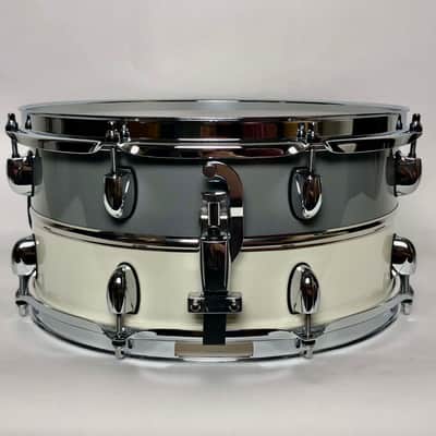 Gretsch 6.5x14 Silver Series Retro-Luxe Snare 2010s - Pewter/White image 2