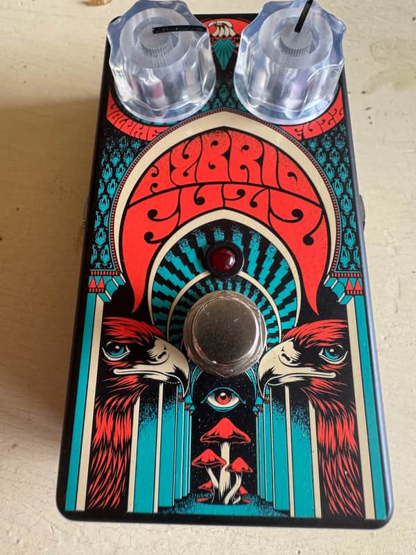 MXR CSP041 Hybrid Fuzz 2023 - Present - Black / Teal Graphic image 1