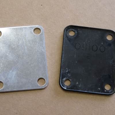 1975 Fender 4-bolt Neck plate w/Rubber Frame image 2