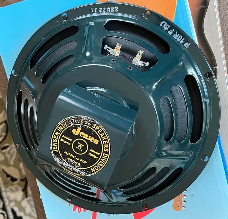 Jenson  P10RF 8 ohm alnico used in Fender Custom shop amps image 1