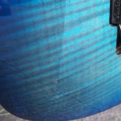 Jackson Dinky DK2 Trans Dolphin Blue Guitar~1997 AMAZING Top~MIJ~Japan~w/Seymour Duncans~Hard Case~ image 3