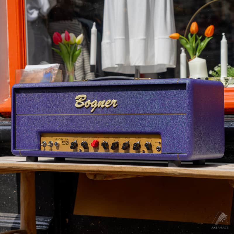 Bogner Snorkler 50 watt EL34 Amplifier head – Purple Tolex image 1