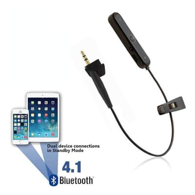 [REYTID] Bose Around-Ear 2 AE2 AE2i AE2w Replacement Audio Cable / Bluetooth Adapter - Cable with Inline Remote / Black image 10