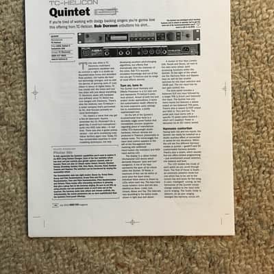 TC Helicon Quintet Vocal Processor, Vintage Rack mount image 6