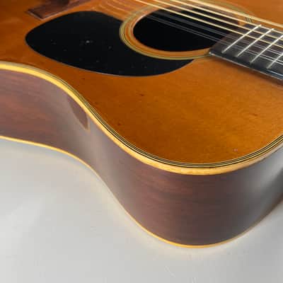 Kasuga T-413 '80s Vintage MIJ 12 Strings Acoustic Guitar Made in Japan image 5