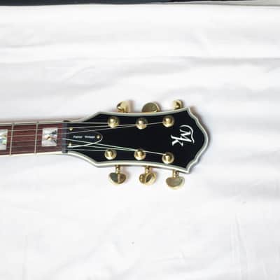 MICHAEL KELLY Patriot Vintage GUITAR Gloss Black + Gold Hardware w/ HARD CASE image 6