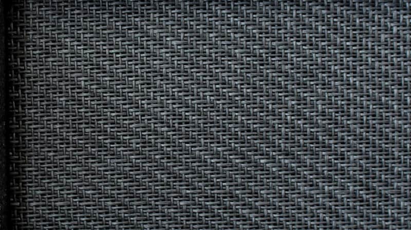 Mesa boogie 24x36 inch black small cane weave speaker grille cloth image 1