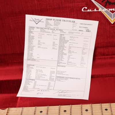 Mint Fender Custom Shop 1969 Stratocaster Masterbuilt Andy Hicks Heavy Relic Black image 11