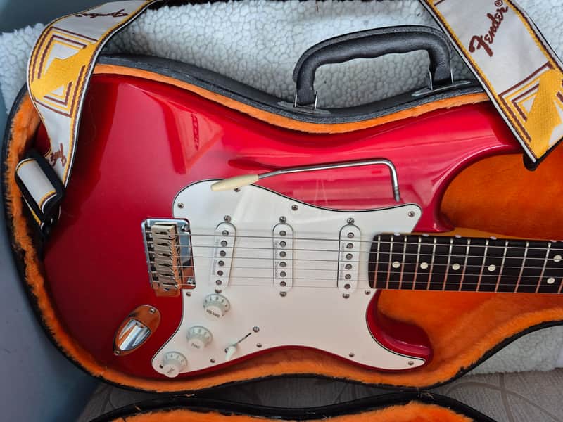Fender Deluxe Body Professional II Neck 2024 - Candy Apple Red image 1