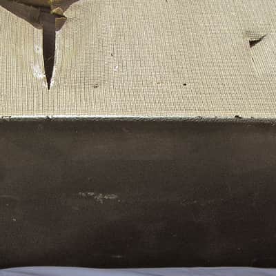 1966 67 Park Marshall 4 X 12” Cabinet Top Handel Black image 3