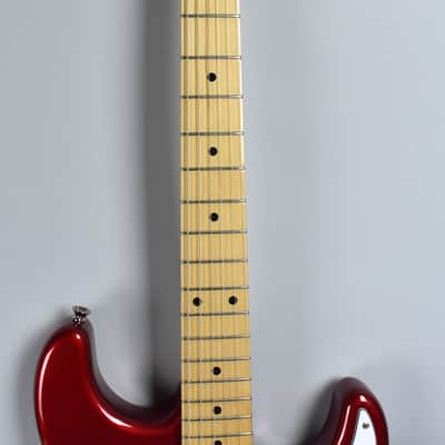 1980's Schecter "Strat" Style Electric Guitar Candy Apple Red w/HSC image 19