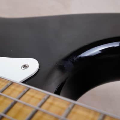 Fender 40th Anniversary ST54-70AS Stratocaster Reissue MIJ 1994 Black Japan w/ Foto Flame Neck w/ Bag image 8