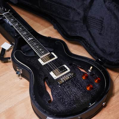 PRS SE Hollowbody Standard Piezo - Dog Hair Smokeburst image 9