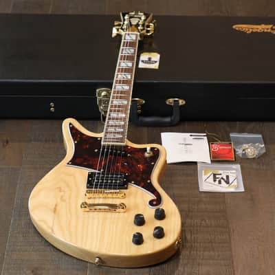 Unplayed! 2018 D’Angelico Bedford Deluxe Electric Guitar Natural Swamp Ash + OHSC image 1