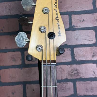 Woodcraft Electric Guitars WoodShed Signature Series Jazz Bass 4 21 frets Olive Green image 6