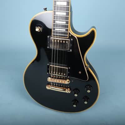 1973 Gibson Les Paul Custom Ebony Black Beauty *Headstock Repair* image 3