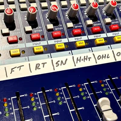 Midas Venice Mixer Magnetic Scribble Strip / Console Tape (1 metre) + Dry Wipe Pen image 3