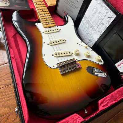 2023 Fender Custom Shop Postmodern Stratocaster Journeyman Maple - Bleached 3 Tone Sunburst image 1