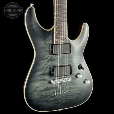 Used Schecter C-1 Platinum 6 Satin Smoke w/bag TSU25187 image 4