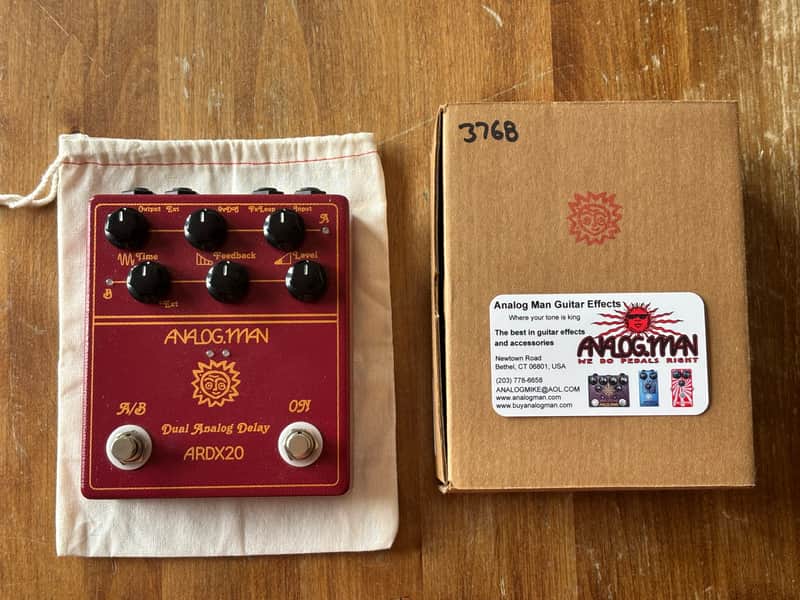 Analogman ARDX20 Dual Analog Delay (Flat Box)