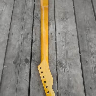 FATBOY CANADIAN MAPLE ON ROSEWOOD T GUITAR NECK BlOCK INLAYS STEEL FRETS FITS OEM image 16