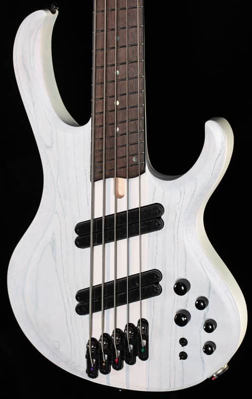 Ibanez Bass Workshop BTB865MS 5-string Bass Transparent White Flat (875) image 1