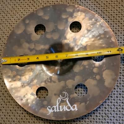 Saluda Earthworms 12" O-Zone Crash / Splash Effects Cymbal 410g *NEW* image 8