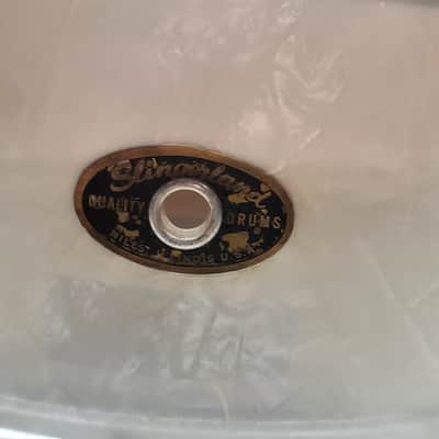 Slingerland No.159 5.5"x14" Student Model Snare Drum - White Marine Pearl VIDEO!!! image 8