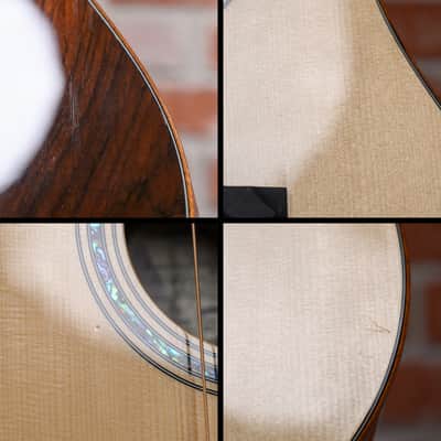 Knaggs Potomac #49 Red Spruce Top w/ Brazilian Rosewood Back & Sides Aged Natural 2022 w/OHSC image 14