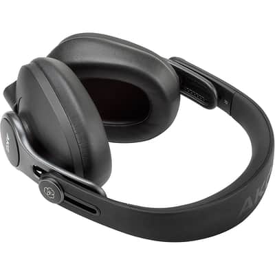 AKG K371-BT Over-Ear, Closed-Back Foldable Studio Headphones with Bluetooth Regular Black image 3