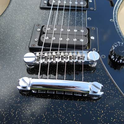 Early 80's Guild X-79, Original, Beautiful Black Metallac, Great Cond, OHSC! image 5
