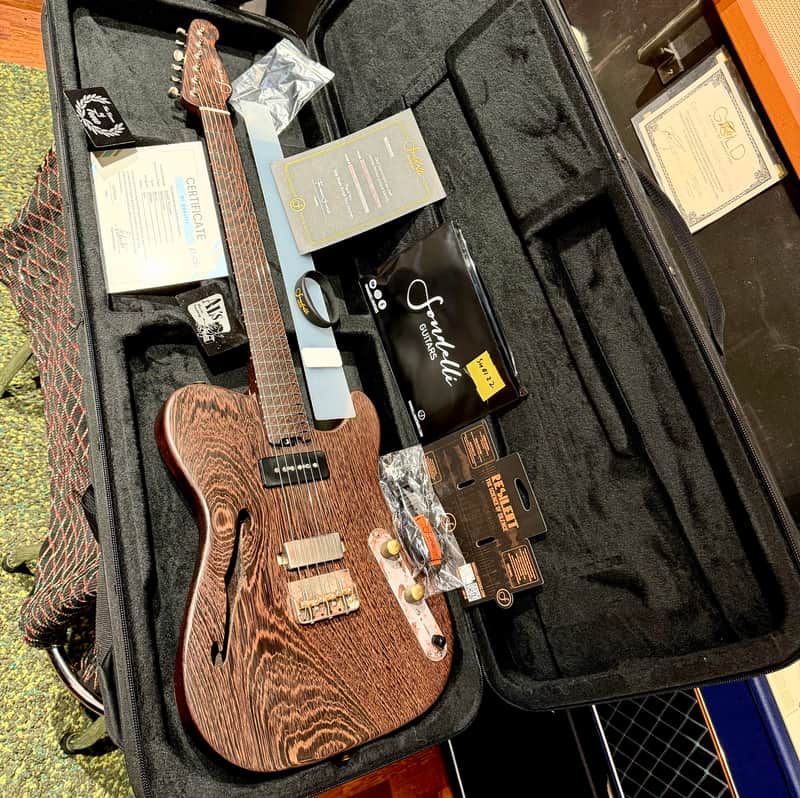 Sondelli Guitars TH CUSTOM Wenge & Kiri Thinline  Exclusive for Al’s Music Factory (Weight 2’7 Kg) 2026 image 1