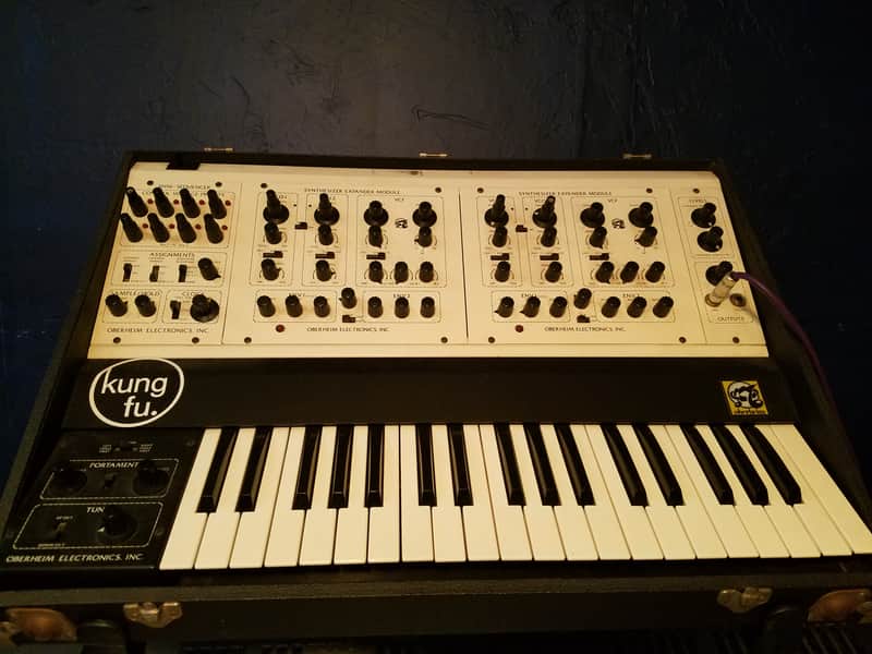 Oberheim 2 voice 1973 Aged White image 1