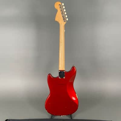 Fender 1971 Mustang Competition Candy Apple Red VINTAGE 1971 - candy apple red image 8