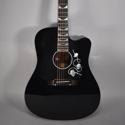 2026 Gibson Dave Mustaine Songwriter Acoustic-Electric | Ebony Finish W/OHSC image 3