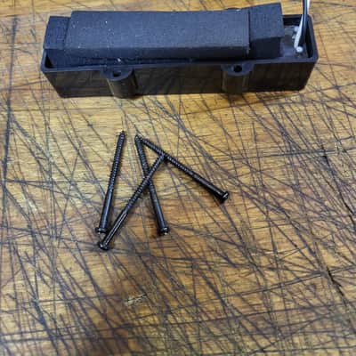 2003 Fender Squire Standard Series Jazz Bass Guitar Neck Pickup w/ Installation Screws Luthier Parts image 3