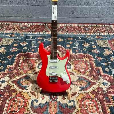 Mint Ibanez AZES31VM Electric Guitar - Vermilion W/Gig Bag image 2