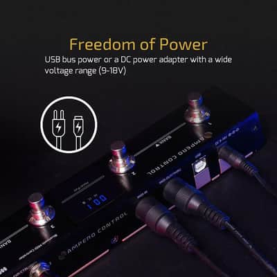 HOTONE MIDI Foot Controller Pedal Bluetooth Ampero Control 4 Button image 6