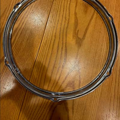 Slingerland Stick Saver Chrome Over Steel Hoop 12"- 6 lug Excellent (#2) image 1