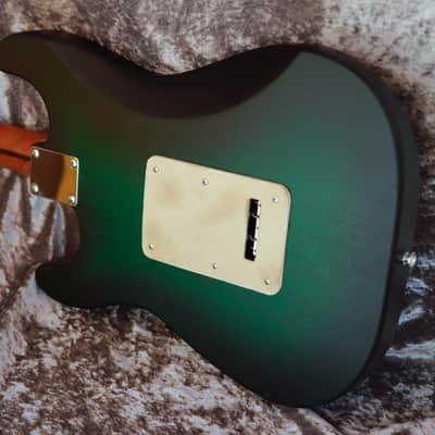 GB Liuteria Traditional Strato VegaTrem - strat style - Bog Oak image 5