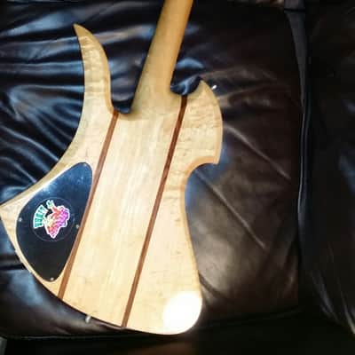 BC Rich USA Vintage Mockingbird Bass 1978 & 1979 Natural Maple image 5