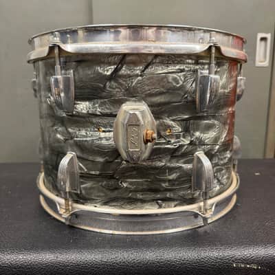 Ludwig No. 942 Classic 8x12" Rack Tom with Keystone Badge 1965 - Sky Blue Pearl image 6