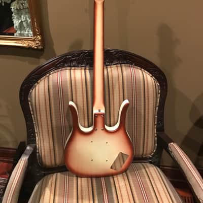 Lefty D’Anelectro Long Horn 2015 Brown Sunburst Gloss image 6