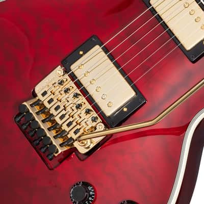 Epiphone Alex Lifeson Les Paul Custom Axcess Quilt - Ruby image 6