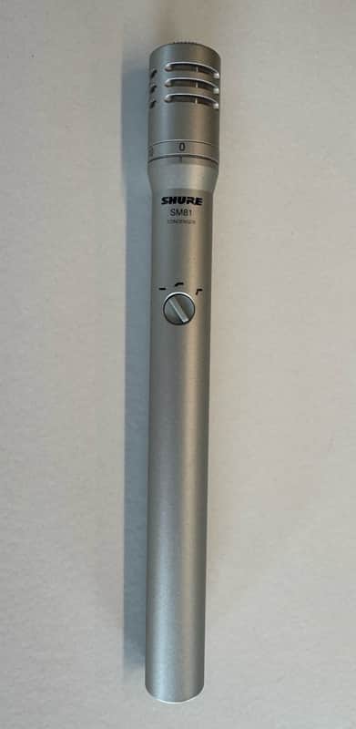 Shure SM81 Small Diaphragm Cardioid Condenser Microphone 1984 - Present - Silver image 1