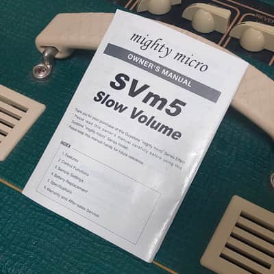 Guyatone Might Micro SVm5 Slow Volume Auto Swell w/ Original Box 2000s MIJ Made in Japan Guitar Bass Effects Pedal image 9