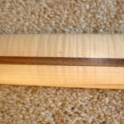 Musikraft 5A Flamed Quartersawn Vintage Style Strat Neck 2024 - Fast Thin Lacquer image 3